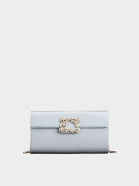 Roger Vivier Efflorescence Clutch in satin