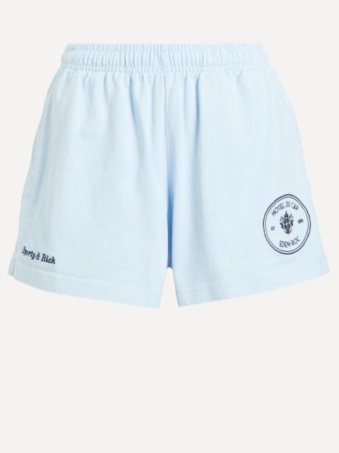 Sporty & Rich Eden Crest Disco Shorts