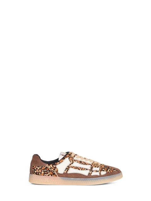 AMIRI Amiri Men Brown Animalier Calf Hair Pacif Bones Sneakers