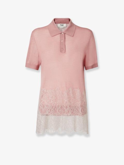 FENDI Fendi Women Lingerie Cashmere And Silk Polo Shirt