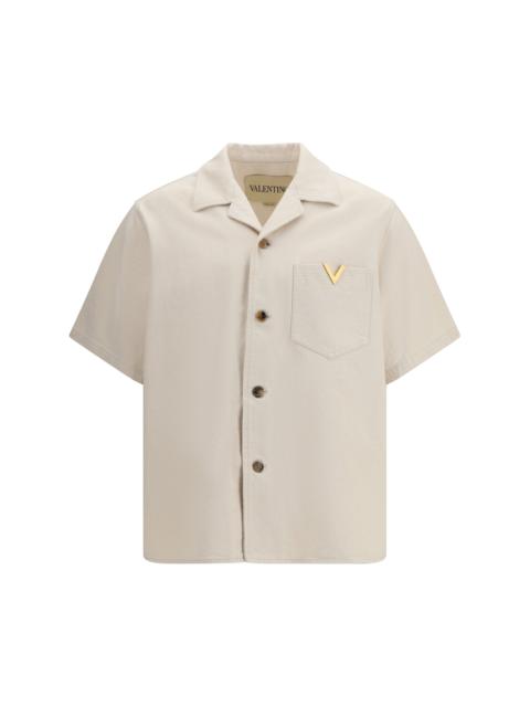 Valentino Valentino Signature Vlogo Bowling Shirt