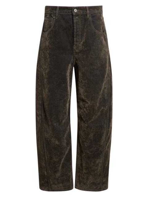 JACQUEMUS Jacquemus Le De-Nimes Mirada Jeans in Khaki at Nordstrom