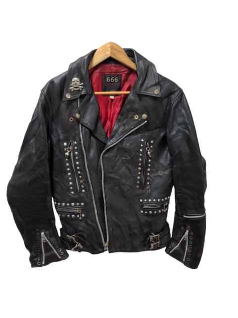 Other Designers Seditionaries - Vintage 666 double collar punker rider jacket