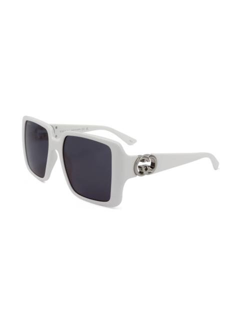 GUCCI Gucci Grey Square Ladies Sunglasses GG1692S 003 54