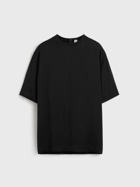 TOTEME Satin tee black