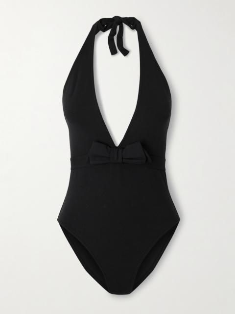 ERES Couture Bow-detailed Halterneck Swimsuit
