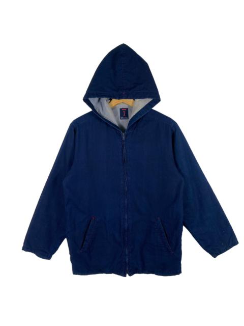 Other Designers Vintage - Vintage Gaijin Hoodie Zipper Size S Indigo Colour