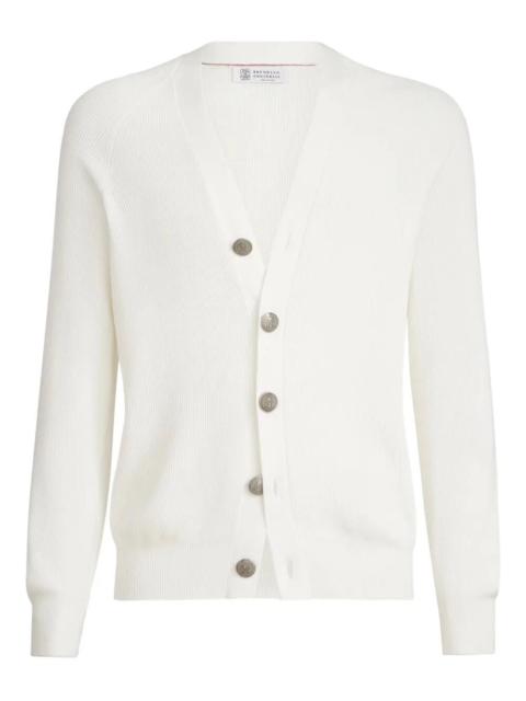 Brunello Cucinelli Brunello Cucinelli Men English Rib Knit Cardigan