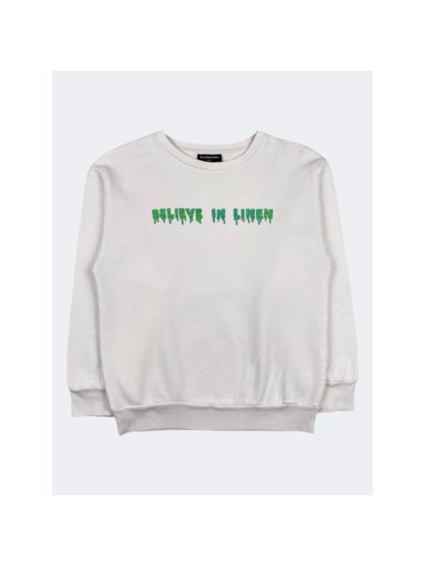 BALENCIAGA 'Believe in Linen' Sweatshirt