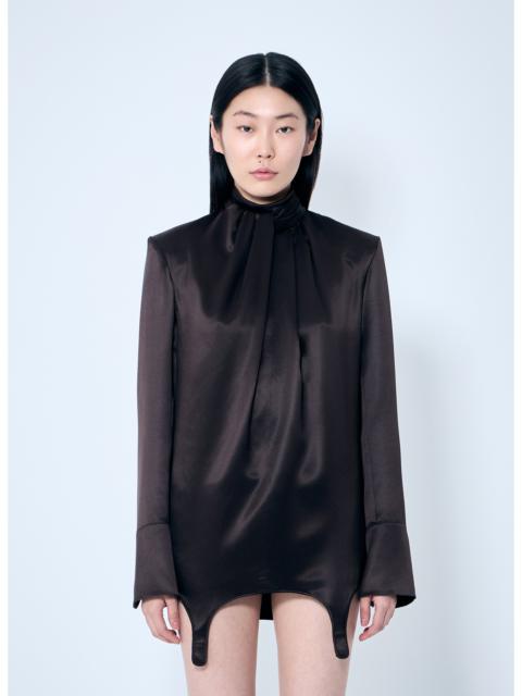 SAINT LAURENT Saint Laurent Women Twist-Neck Garter Blouse