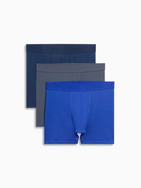 PUMA Men's Athletic Fit Boxer Briefs (3 Pack)