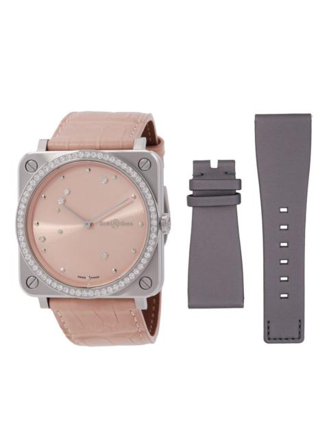 Other Designers Bell and Ross Quartz Ladies Watch BRS-EP-ST-LGD/SCR