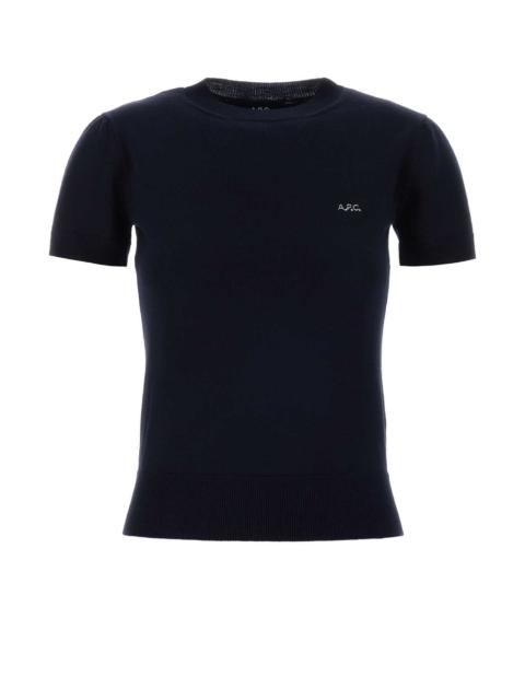 A.P.C. A.P.C. Women Dark Blue Wool Blend Gia Sweater