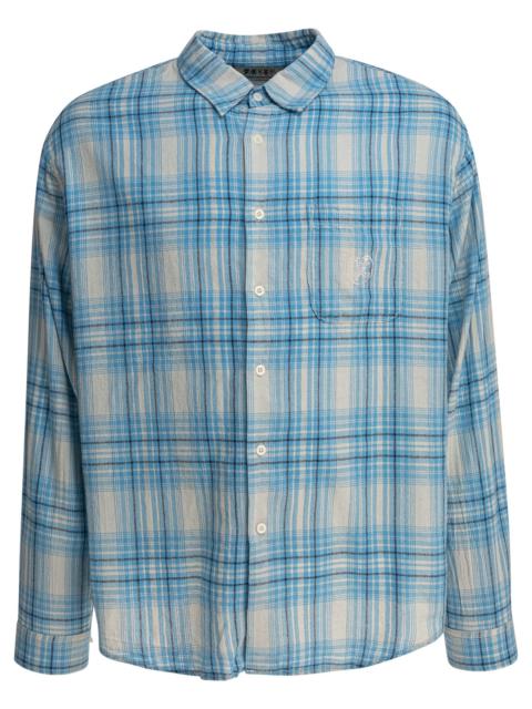 thisisneverthat® Thisisneverthat® Check Shirt Light Blue Men