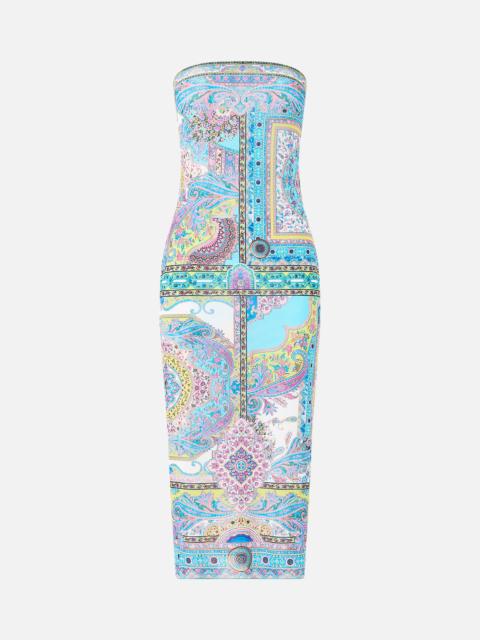 CAMILLA TUBE BEACH MIDI DRESS