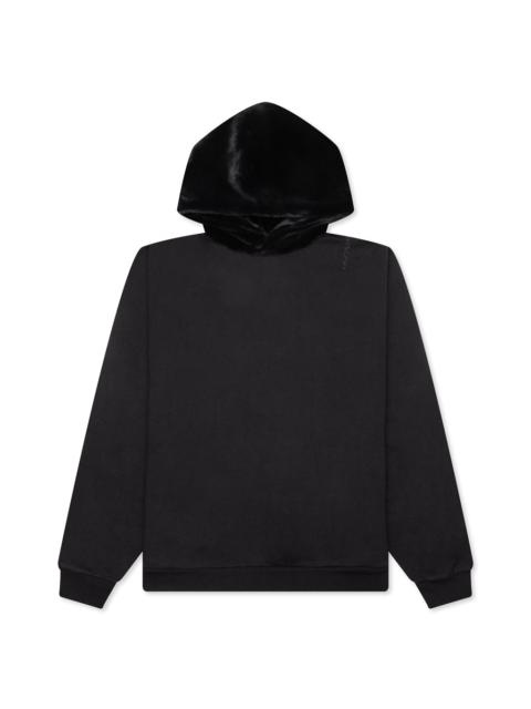 Marni FAUX-FUR HOOD SWEATSHIRT UTC269 - NERO