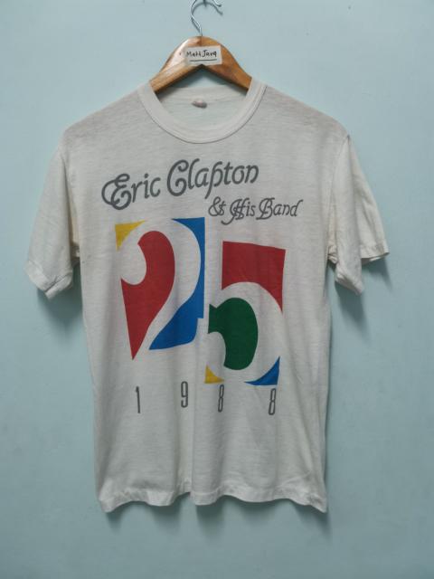 Other Designers Vintage Eric Clapton Tour 1988 Tee Stitches Rock Blues