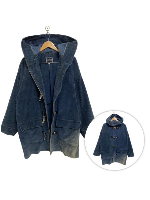 Other Designers Vintage - Vintage Versace Jeans Couture Corduroy Duffle Coat Jacket