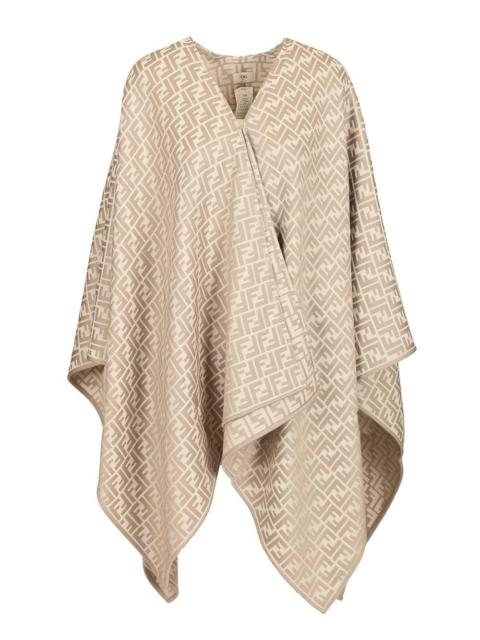 FENDI Fendi Women Wool And Silk Poncho