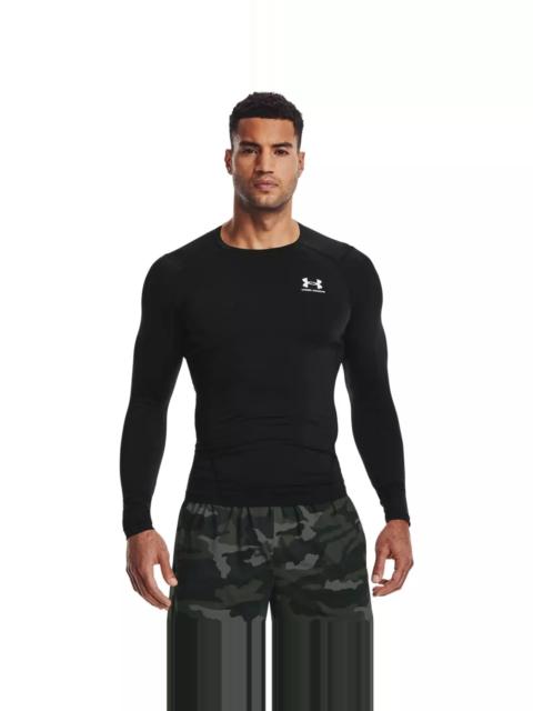 Under Armour Men's "Black" HeatGear Long-Sleeve Compression Shirt