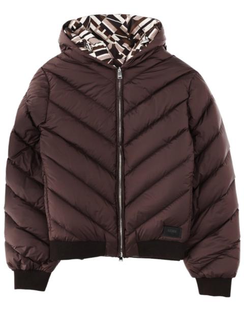FENDI REVERSIBLE PADDED JACKET WITH HOOD