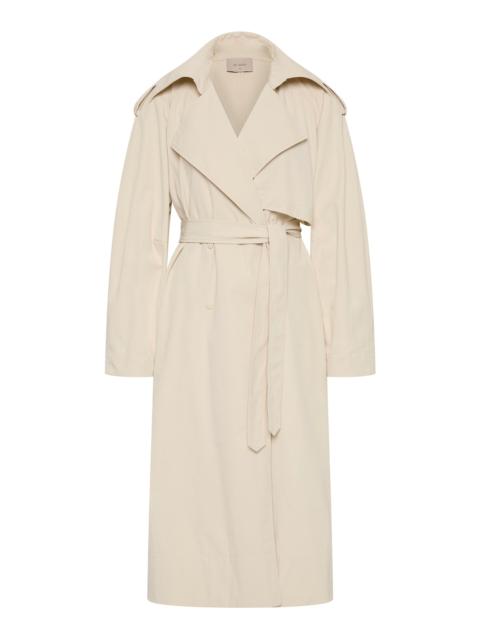 ST. AGNI Relaxed Trench Coat ivory