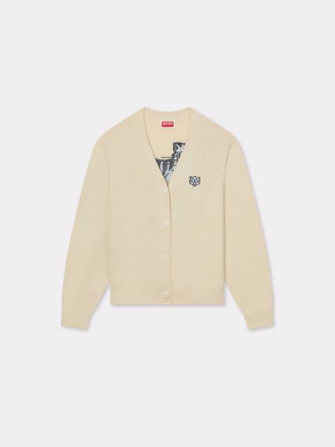 KENZO 'KENZO Happy Tiger' embroidered cardigan in wool cotton
