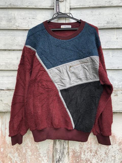 Designer - Luigi Misoni Zipper Pocket Wool Nylon Sweater