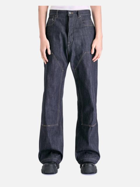Rick Owens DRKSHDW Rick Owens Drkshdw 14oz Double Knee Get Cut Selvedge Jeans