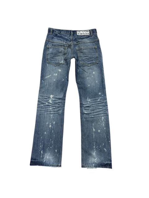 Other Designers Vintage Devilock Distressed Denim Jeans