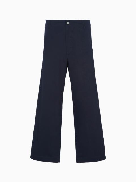 EMPORIO ARMANI ASV organic gabardine chinos