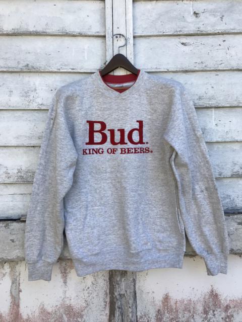 Other Designers Vintage - Vintage Budweiser King Of Beer 3 Blend Jerzees Sweatshirt
