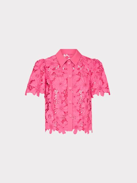 MILLY Addison Roja Lace Top