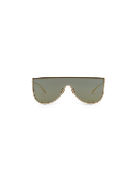 Alaïa MASK SUNGLASSES IN METAL