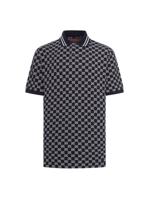 GUCCI Gucci Blue Polo Shirts Men