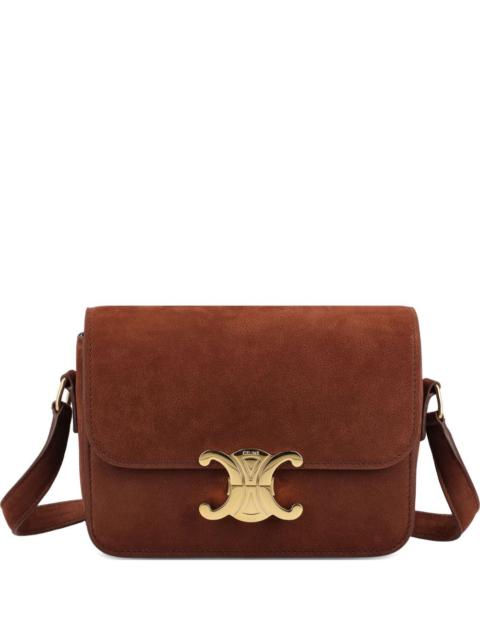 CELINE Celine Women Triomphe Teen Leather Shoulder Bag