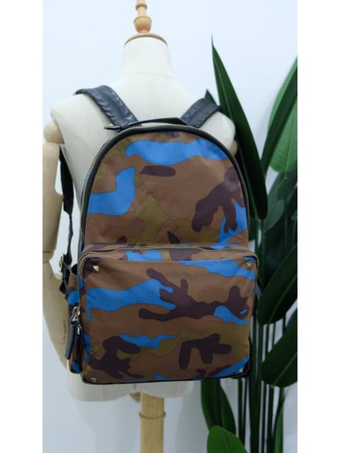 Valentino Valentino Garavani Camouflage nylon backpack