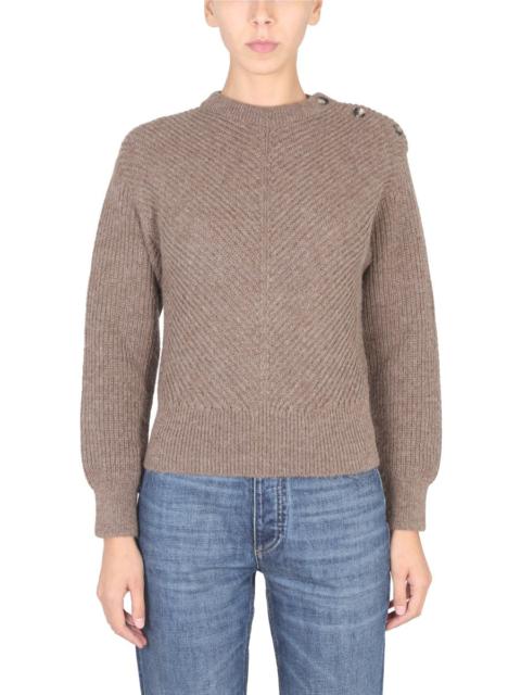 Bottega Veneta Bottega Veneta Women Alpaca Knit With Chevron Pattern