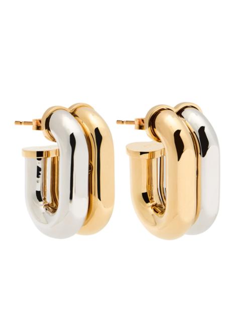 rabanne Rabanne XL Link Two-tone Hoop Earrings