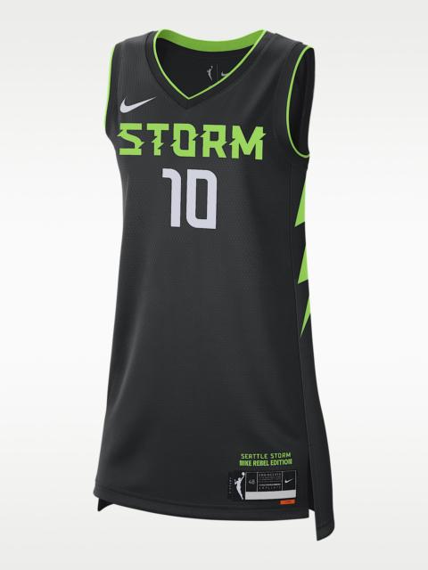 Nike Sue Bird Seattle Storm 2024 Rebel Edition Nike Women's Dri-FIT WNBA Victory Jersey