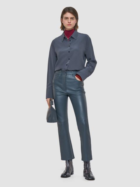 JOSEPH Duke Leather Stretch Trousers
