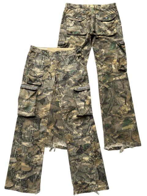 Other Designers Flare🔥 Realtree Bondage MultiPocket Baggy Cargo Pants 32x34