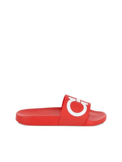 FERRAGAMO Ferragamo Logo-Motif Slides