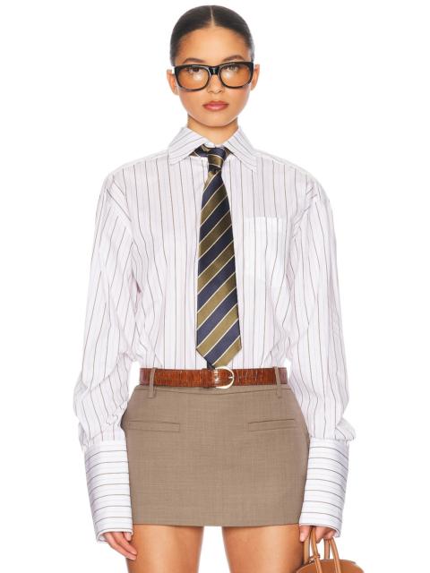 HELSA Classic Fit Stripe Poplin Shirt