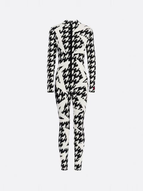 PERFECT MOMENT Houndstooth Star Merino Wool Jumpsuit