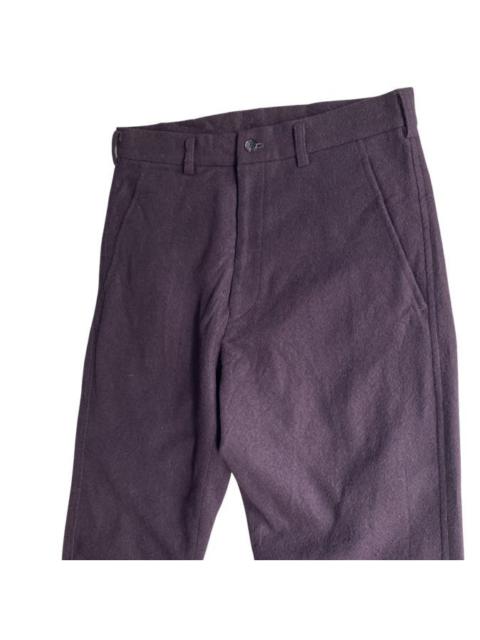 Comme Des Garçons CDGH AW01 Burgundy Wool Pants