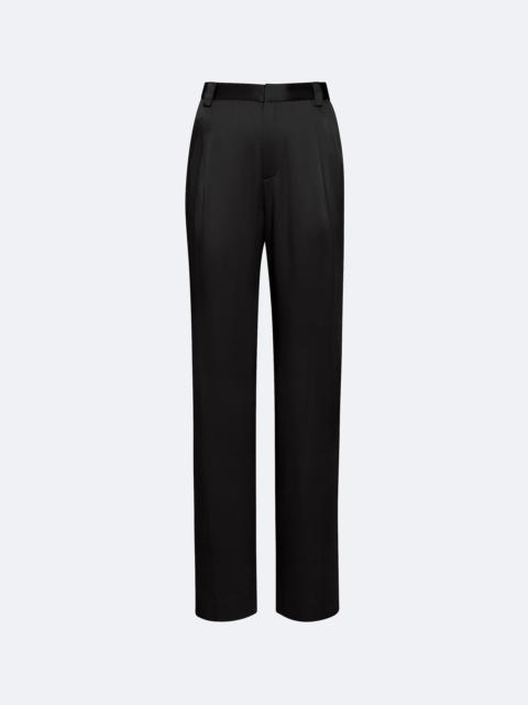 LAPOINTE Satin Relaxed Pleated Pant