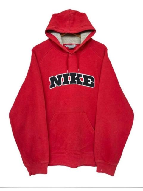 Nike Vintage Y2k Nike Distressed Sunfaded Red Baggy Boxy Hoodie