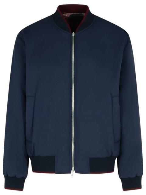 Dries Van Noten Dries Van Noten 'Volker' Navy Viscose Blend Jacket Men