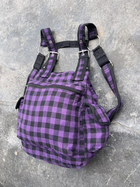 Other Designers Japanese Brand - Purple check bondage bagpack